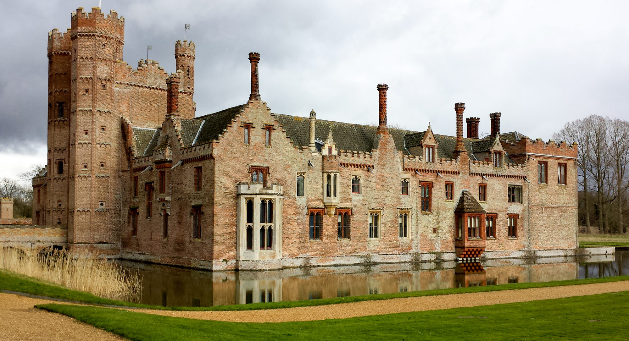 Oxburgh Hall, Oxburgh, Norfolk, England.